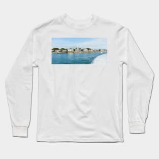 Characteristic style Cape Cod architecture along waters edge.  imagine this on a  card or gracing your room as wall art fine art canvas or framed print on your wall Long Sleeve T-Shirt